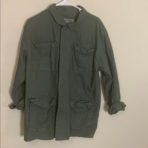 embroidered utility jacket